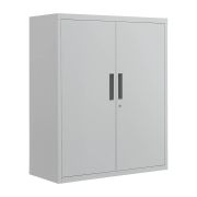 Armadio da ufficio mod. Elisa con 2 ante a battente chiudibili a chiave - Larghezza: 900 mm, Altezza: 1050 mm, Profondità: 400 mm