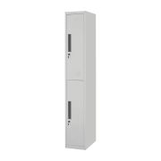 Armadietto mod. Elisa con 2 ante a battente - Larghezza: 380 mm, Altezza: 1800 mm, Profondità: 450 mm