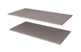 Ripiano in legno per armadio - set 2 pz, color cashmere, per armadi con larghezza: 100 cm