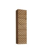 Parete attrezzata moderna Kongsvinger 02, colore: rovere Wotan - Dimensioni: 120 x 30 x 30 cm (A x L x P), con spazio sufficiente per riporre gli oggetti