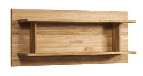 Mensola sospesa moderna in rovere massiccio | Floresta 09 | 60 x 140 x 32 cm | Finitura cerata/oliata/spazzolata