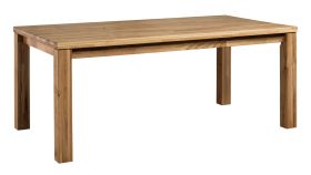 Tavolo da pranzo Floresta 24 | Rovere naturale oliato/cerato | 180 x 100 cm | Superficie spazzolata | Design moderno