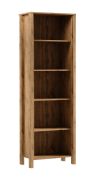 Armadio Braianik 09 rovere Wotan | 5 vani a giorno | 4 ripiani | Piedini 36 mm | 200 x 66 x 37 cm