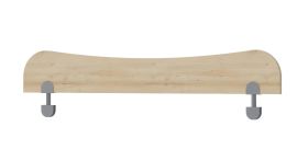 Sponda di sicurezza per lettino Benjamin | Faggio naturale | 29 x 120 cm | Adatta spessore 18 mm