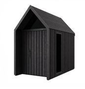 Casetta da giardino in abete massiccio | Finestra triangolare | Superficie di base: 4,64 m² | Stile scandinavo | Tetto a due falde | Dimensioni esterne: 162,4 x 285,7 cm | Malmö 07