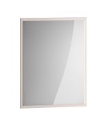 Specchio rettangolare "Nampa" 09, color cashmere, bordi in ABS, 49 x 2 x 65 cm