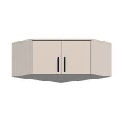 Modulo aggiuntivo angolare Fafe 08 | Cashmere e Rovere Cremona | 2 ante Soft-Close | 40 x 91 x 91 cm