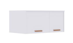 Modulo aggiuntivo per armadio "Fafe" 01, bianco, 2 ante, 1 scomparto, Sistema "Soft-Close", 88 x 54 x 40 cm