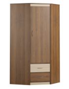 Armadio rettangolare Pasuruan 16 | Noce e acero | 195 x 85 x 85 cm | Ampio spazio e design moderno