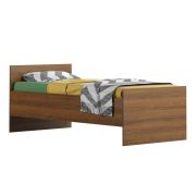 Letto singolo Pasuruan 06 | Colore acero | 90 x 200 cm | Design moderno e robusto