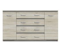 Cassettiera Pamulang 12 | Rovere Sonoma | 91 x 162 x 40 cm | Design moderno e spazioso