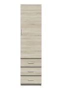 Armadio Pamulang 15 | Rovere Sonoma | 200 x 52 x 40 cm | Design moderno e capiente