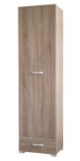 Armadio Kikori 15 | Rovere Sonoma | 190 x 50 x 40 cm | Design moderno e pratico