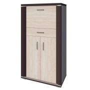 Armadio Aitape 05 | Rovere Sonoma scuro e chiaro | 145 x 80 x 40 cm | Design moderno e pratico