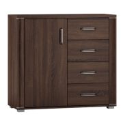 Cassettiera Aitape 16 | Rovere Sonoma scuro | 92 x 100 x 40 cm | Design moderno e praticità