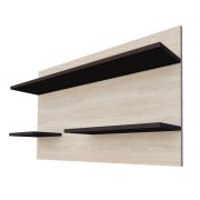 Mensola da parete Aitape 02 | Rovere Sonoma scuro/chiaro | 70 x 125 x 22 cm | Design moderno e pratico