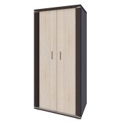 Armadio guardaroba Aitape 29 | Ante battenti | Rovere Sonoma scuro/chiaro | 188 x 90 x 55 cm