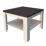 Tavolino Aitape 20 | Rovere Sonoma scuro e chiaro | 78 x 78 x 57 cm | Design moderno