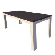 Tavolo da pranzo allungabile Aitape 22 | Rovere Sonoma scuro e chiaro | 160-200 x 80 cm