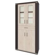 Vetrinetta Aitape 31 | Rovere Sonoma scuro/chiaro | 188 x 90 x 40 cm | Design moderno e praticità