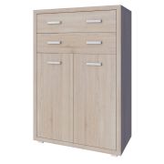 Cassettiera "Kerowagi" 06 | Rovere Sonoma | 125 x 85 x 41 cm | Design moderno e pratico