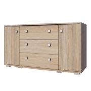 Cassettiera Rabaul 09 rovere Sonoma | 80 x 160 x 43 cm | Design moderno e capiente