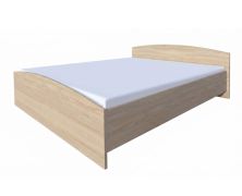 Letto singolo Rabaul 17 | Rovere Sonoma | 90 x 200 cm | Design moderno | Struttura robusta