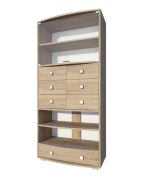 Vetrina Rabaul 28 rovere Sonoma | 200 x 94 x 40 cm | Design moderno e spazioso