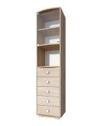 Vetrinetta Rabaul 27 | Rovere Sonoma | 200 x 49 x 40 cm | Design moderno e praticità