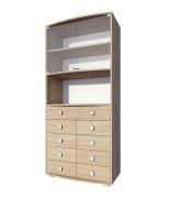 Vetrina Rabaul 26 | Rovere Sonoma | 200 x 94 x 40 cm | Design moderno e spazioso