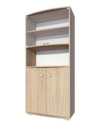 Vetrina Rabaul 30 | Rovere Sonoma | 200 x 94 x 40 cm | Design moderno e funzionale