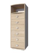 Cassettiera "Rabaul" 14 | Rovere Sonoma | 138 x 49 x 40 cm | Design moderno e raffinato
