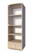 Vetrina Rabaul 12 | Rovere Sonoma | 138 x 49 x 40 cm | Design moderno e robusto