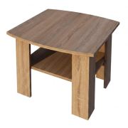Tavolino soggiorno Rabaul 46 | Rovere Sonoma | 73 x 73 x 54 cm | Design moderno e robusto