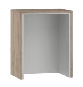 Elemento aggiuntivo per scrivania Cianjur | Rovere e bianco | 77 x 60 x 45 cm | Design moderno e compatto