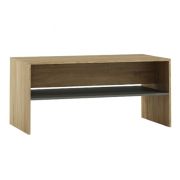Tavolino da soggiorno Ciomas 15 | rovere Sonoma e grigio | 120 x 60 x 55 cm | vano portaoggetti