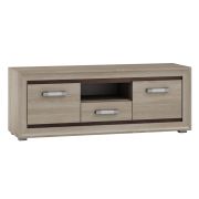 Mobile porta TV Kundiawa 01 | Rovere Sonoma chiaro/scuro | 50 x 140 x 40 cm | Design moderno