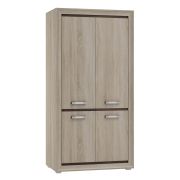 Armadio a battente Kundiawa 32 | Rovere Sonoma chiaro/scuro | 200 x 100 x 58 cm