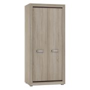 Armadio con ante battenti Kundiawa 36 | Rovere Sonoma chiaro/scuro | 200 x 90 x 58 cm | Design moderno