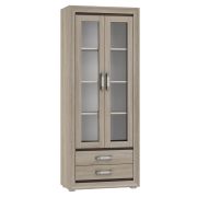 Vetrinetta Kundiawa 30 | Rovere Sonoma chiaro/scuro | 200x80x40 cm | Design moderno e robusto