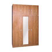 Armadio scorrevole Sepatan 12 | Ontano | 240 x 150 x 58 cm | Spazio ottimizzato