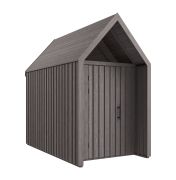 Casetta da giardino "Malmö" 24, abete massiccio, grigio marrone, 1 finestra, tetto a due falde, SU: 4,64 m², misure esterne: 162,4 x 285,7 cm