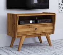 Mobile TV Otago 20 in rovere selvatico oliato - Dimensioni: 63 x 80 x 40 cm (A x L x P)