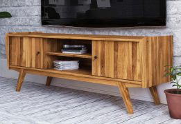 Mobile TV "Otago" 21 | Rovere selvatico oliato | 61 x 160 x 50 cm | Eleganza e qualità premium