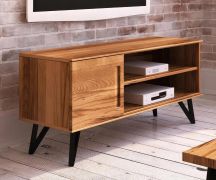 Mobile TV Masterton 19 | Faggio massello oliato | 61 x 136 x 45 cm | Design raffinato