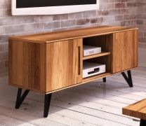 Mobile porta TV Masterton 20 | Faggio massello oliato | 61 x 136 x 45 cm | Design elegante