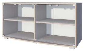 Mobile porta TV "Rabaul" 11 | Rovere Sonoma | 47 x 155 x 43 cm | Design moderno e praticità