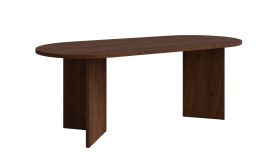Tavolo da pranzo Iraklia 01 | Noce | Ovale | 204 x 90 cm | Materiale di alta qualità