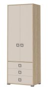 Armadio cameretta "Benjamin" 18 | Faggio/Crema | Ante battenti | 236x84x56 cm | Spazio ottimizzato