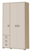 Armadio ad ante battenti "Benjamin" 19, faggio / crema - 236 x 126 x 56 cm (h x l x p)